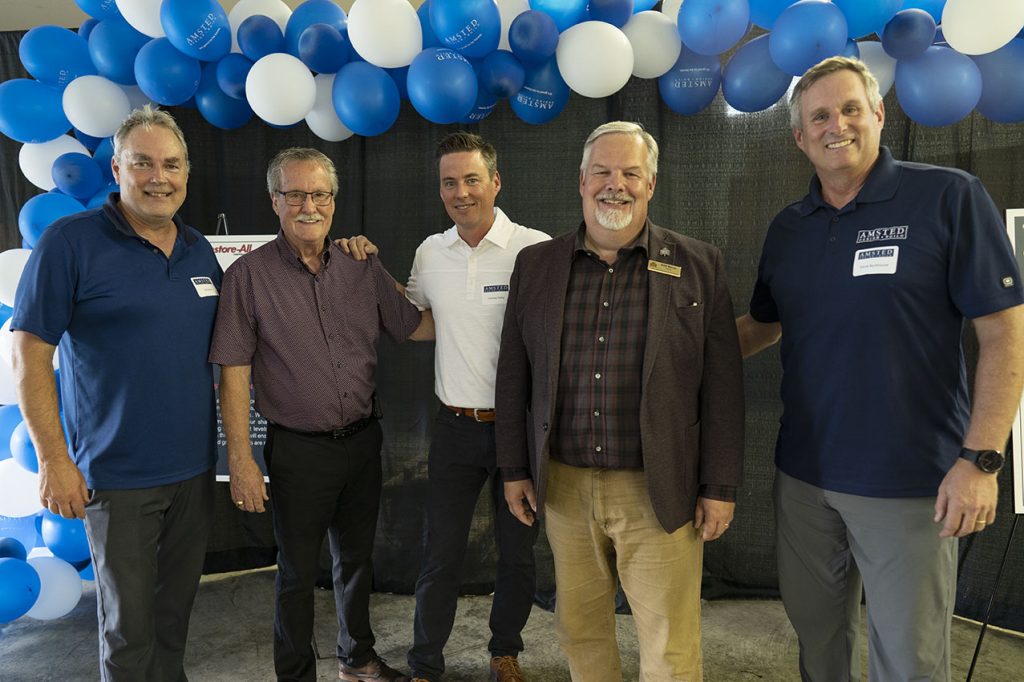 Images of the Amsted Design-Build Brockville launch party.