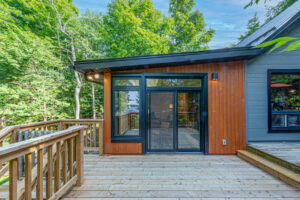 A cottage addition adding more space